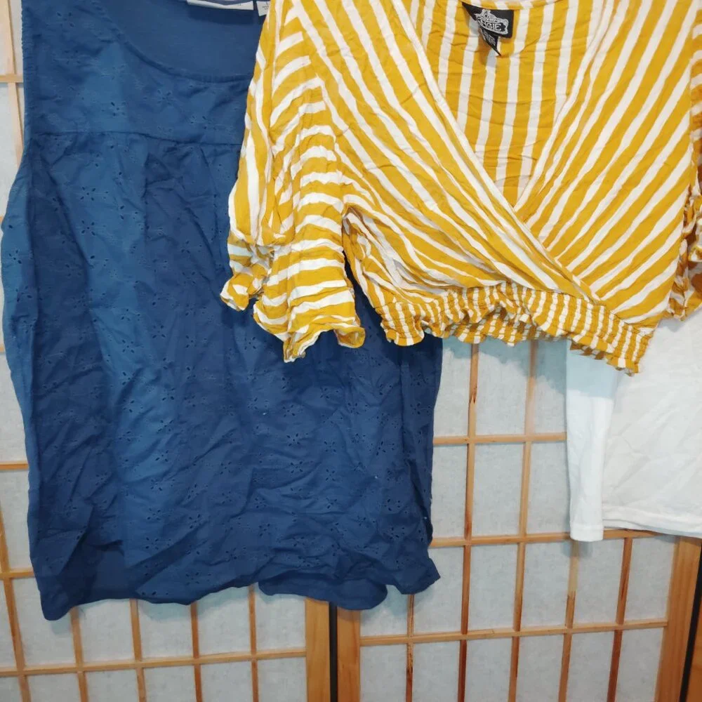 LOT OF 5 FOR $20 WOMENS TOPS SWEATER SHEIN JASON MAXWELL BOHO ANGIE~SIZE L